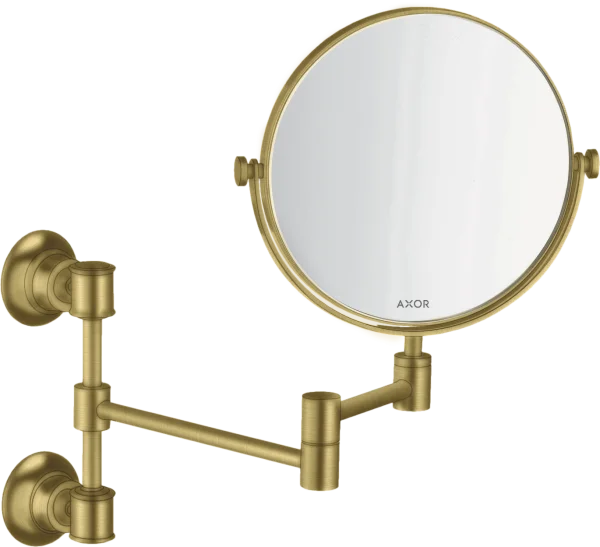 Axor Montreux Shaving Mirror Brushed Brass