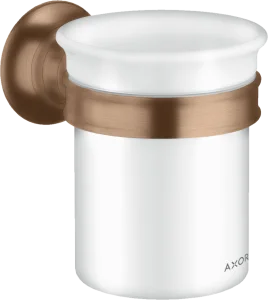Axor Montreux Toothbrush Tumbler Brushed Red Gold