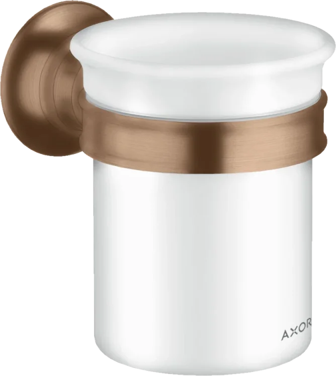 Axor Montreux Tooth Brush Tumbler 180 X 150 X 80mm Rose Gold/gold - Brushed product image - Image 1