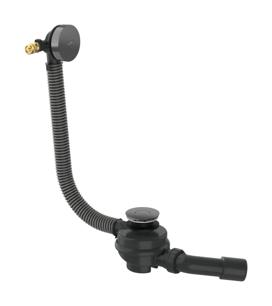 Axor Exafill Complete Set Basic Body And Finish Set With Bath Filler 501 X 263 X 128mm Gunmetal/chrome - Polished