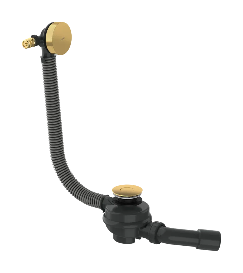 Axor Exafill Complete Set Basic Body And Finish Set With Bath Filler 501 X 263 X 128mm Gold - Polished product image - Image 1