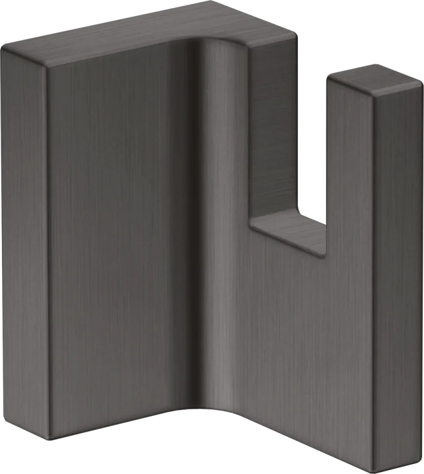 Axor Universal Rectangular Hooks 130 X 112 X 86mm Gunmetal/chrome - Brushed product image - Image 1
