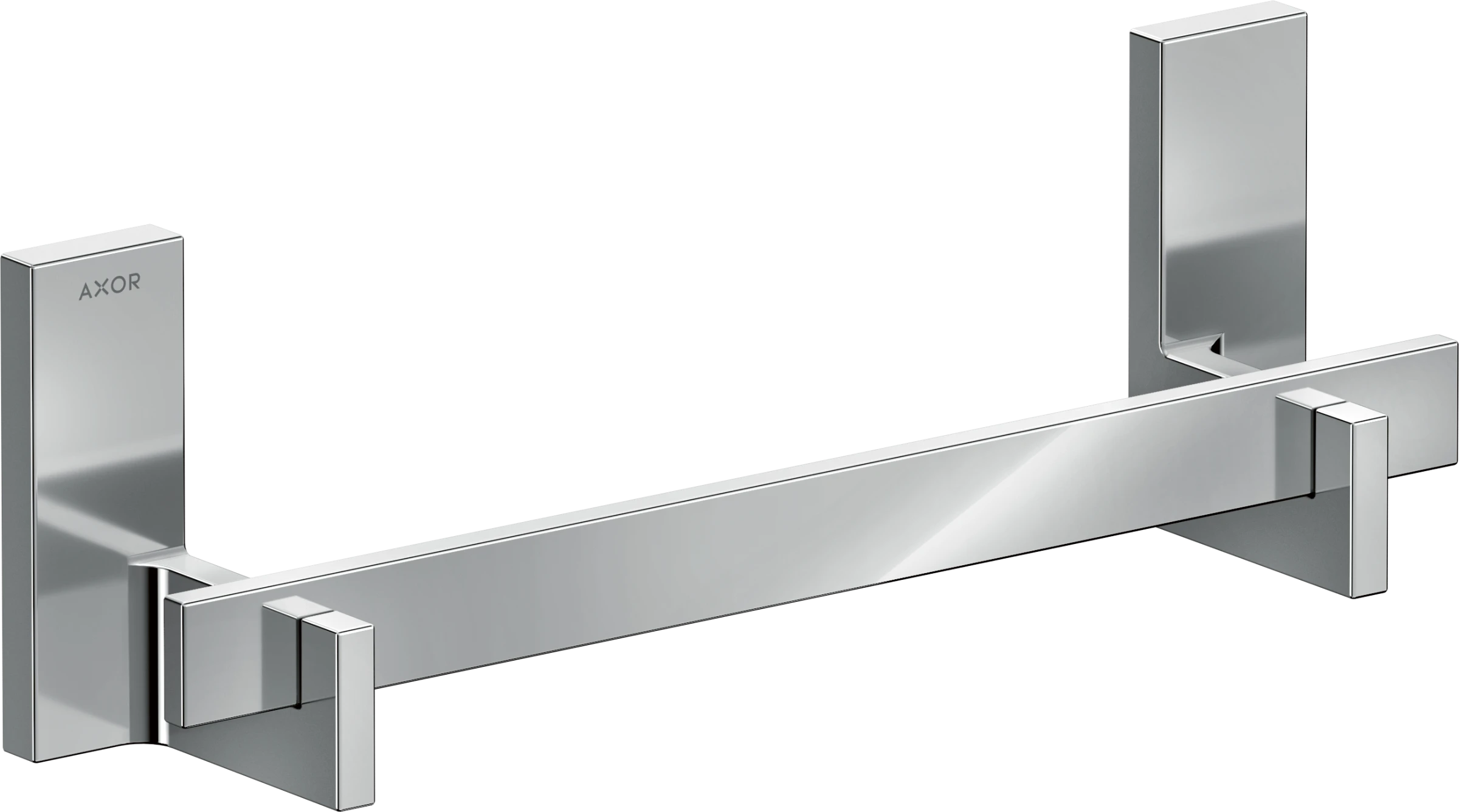 Axor Universal Rectangular Grab Rails 390 X 170 X 112mm Chrome