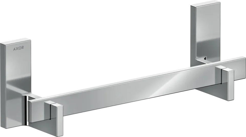 Axor Universal Rectangular Grab Rails 390 X 170 X 112mm Chrome product image - Image 1