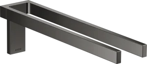 Axor Universal Rectangular Towel Holder 460 X 245 X 105mm Gunmetal/chrome - Polished