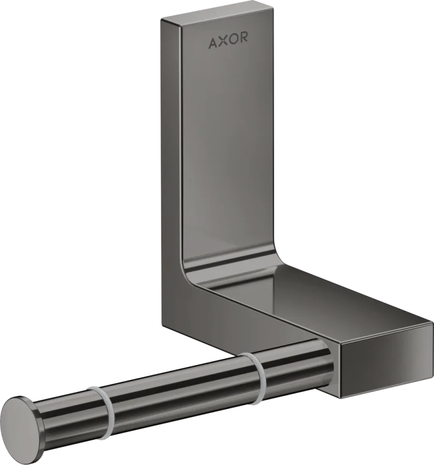 Axor Universal Rectangular Toilet Roll Holders 330 X 217 X 156mm Gunmetal/chrome - Polished product image - Image 1