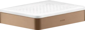 Axor Universal Softsquare Soap Dish / Shelf Brushed Red Gold