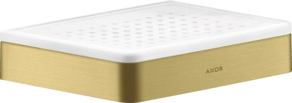 Axor Universal Softsquare Soap Dish / Shelf Brushed Brass