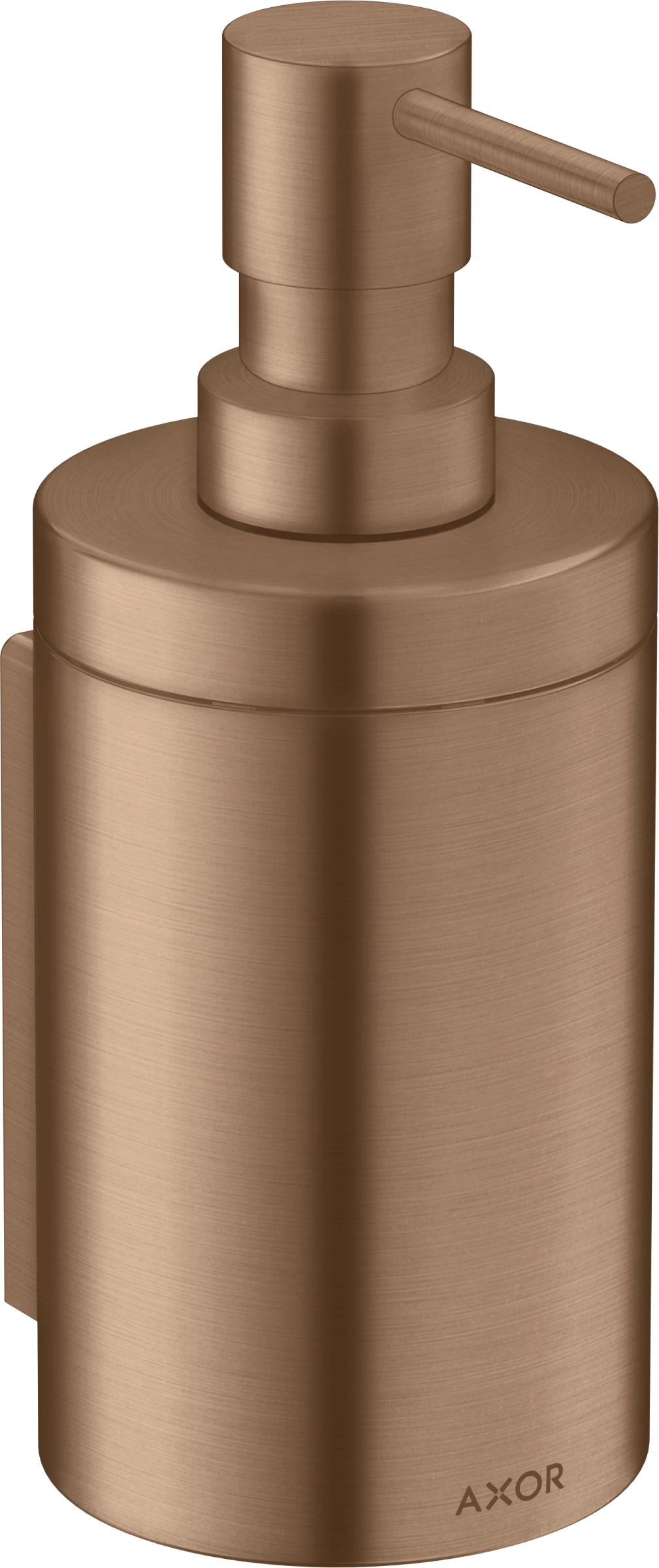Axor Universal Circular Lotion Dispenser 256 X 163 X 102mm Rose Gold/gold - Brushed