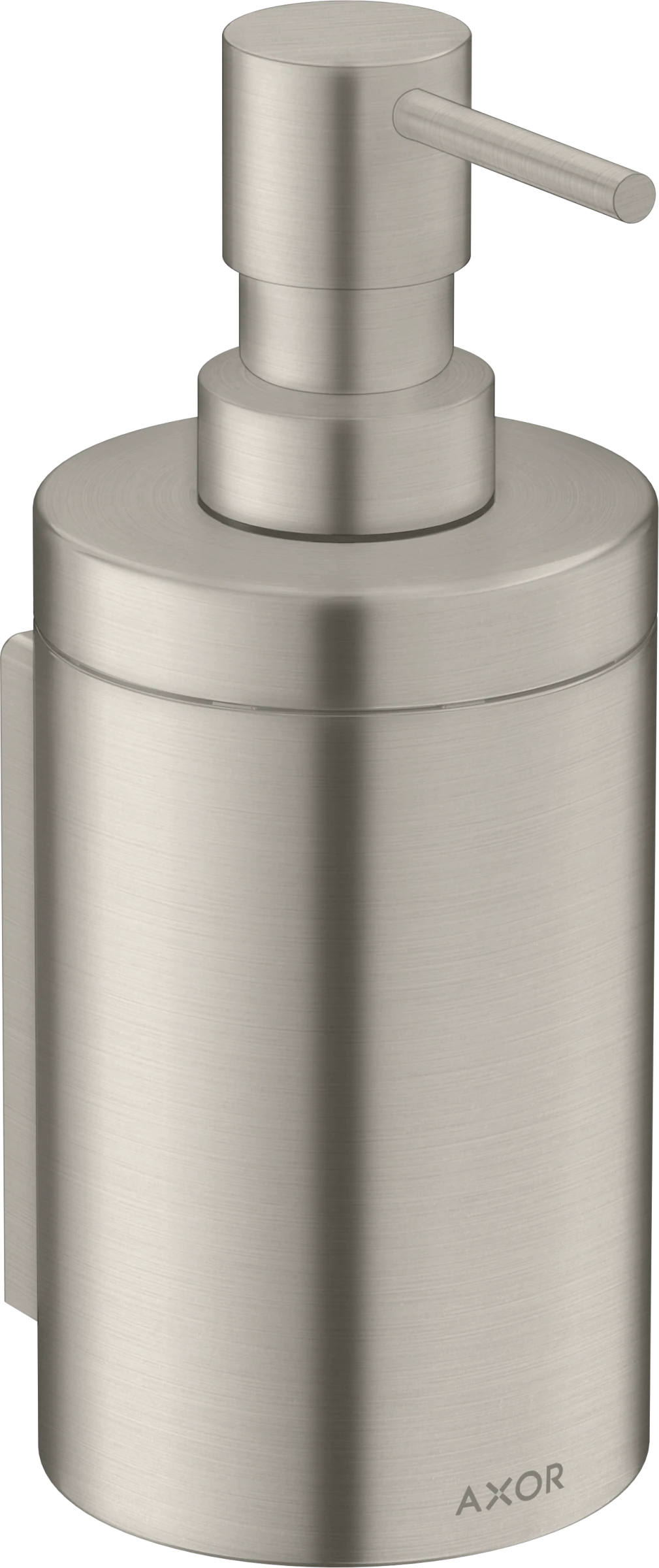 Axor Universal Circular Lotion Dispenser 256 X 163 X 102mm Stainless Steel