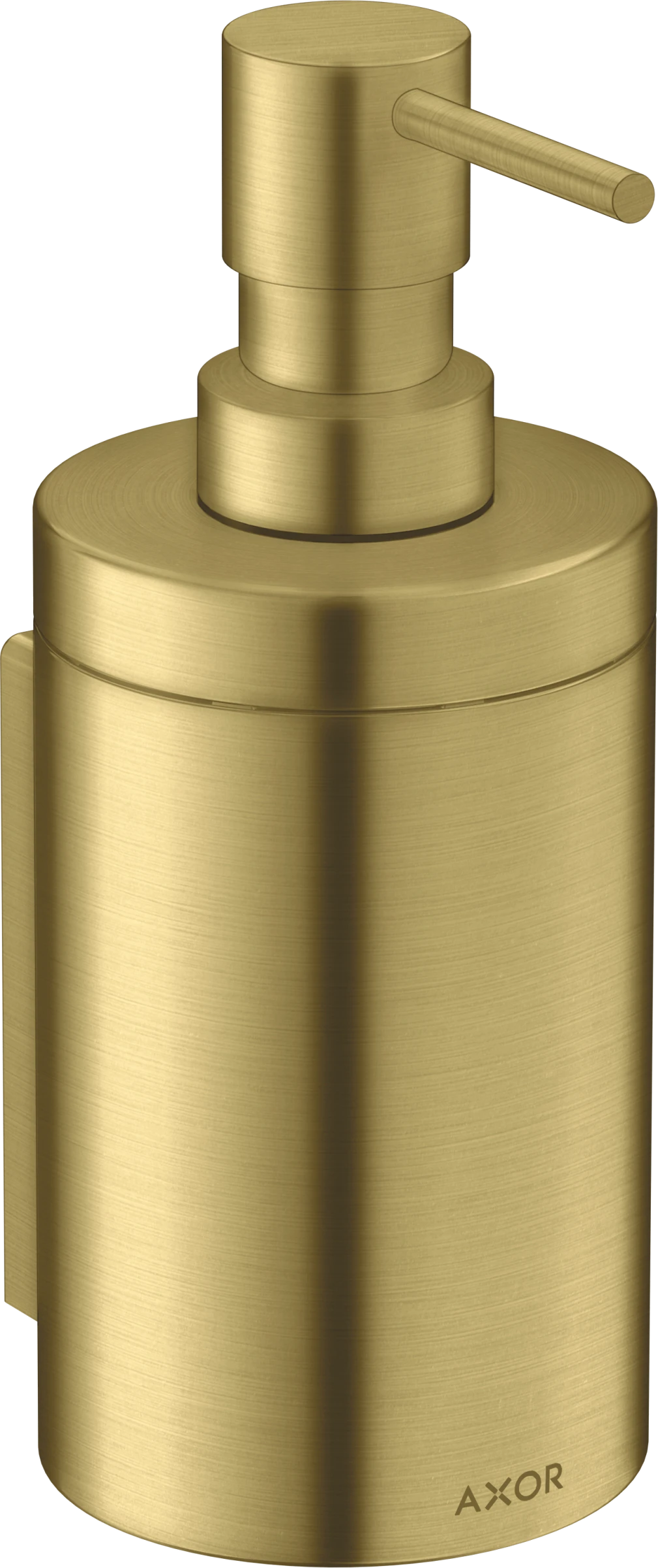 Axor Universal Circular Lotion Dispenser 256 X 163 X 102mm Brass - Brushed