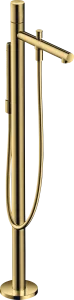 Axor Uno Single Lever Bath Mixer Floor-standing With Zero Handle Gold Polished