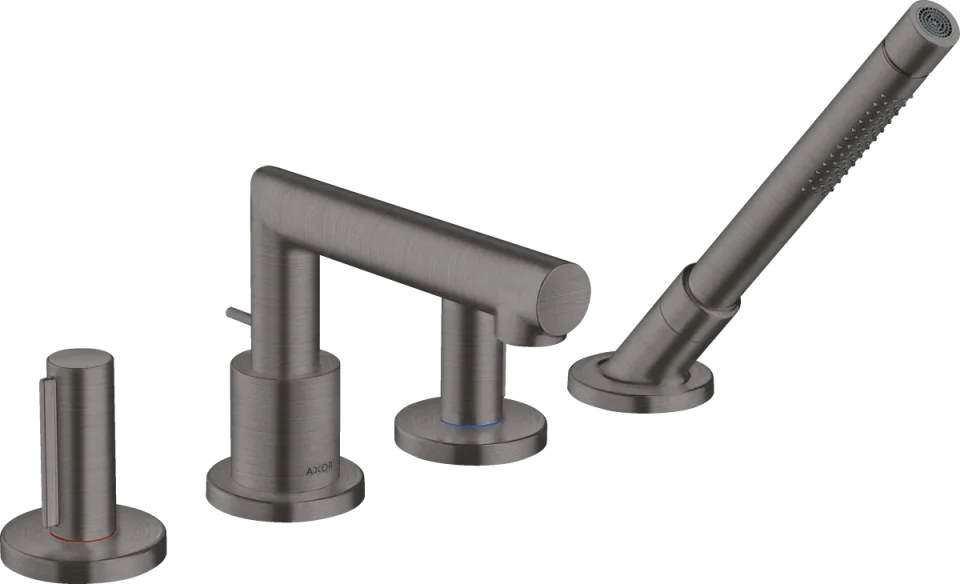 Axor Uno Bath Mixers Concealed 510 X 270 X 135mm Gunmetal/chrome - Brushed product image - Image 1