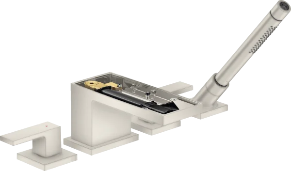 Axor Myedition 4-hole Rim-mounted Bath Mixer Without Plate Stainless Steel