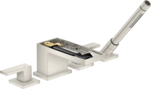 Axor Myedition 4-hole Rim-mounted Bath Mixer Without Plate Stainless Steel
