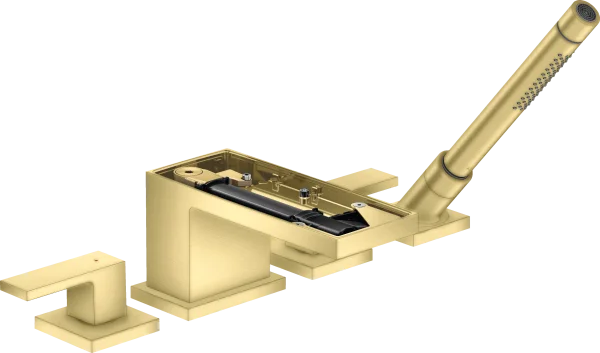 Axor Myedition 4-hole Rim-mounted Bath Mixer Without Plate Brushed Brass