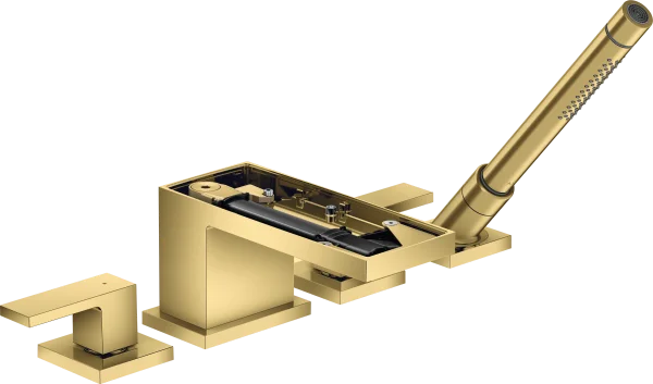 Axor Myedition 4-hole Rim-mounted Bath Mixer Without Plate Gold Polished