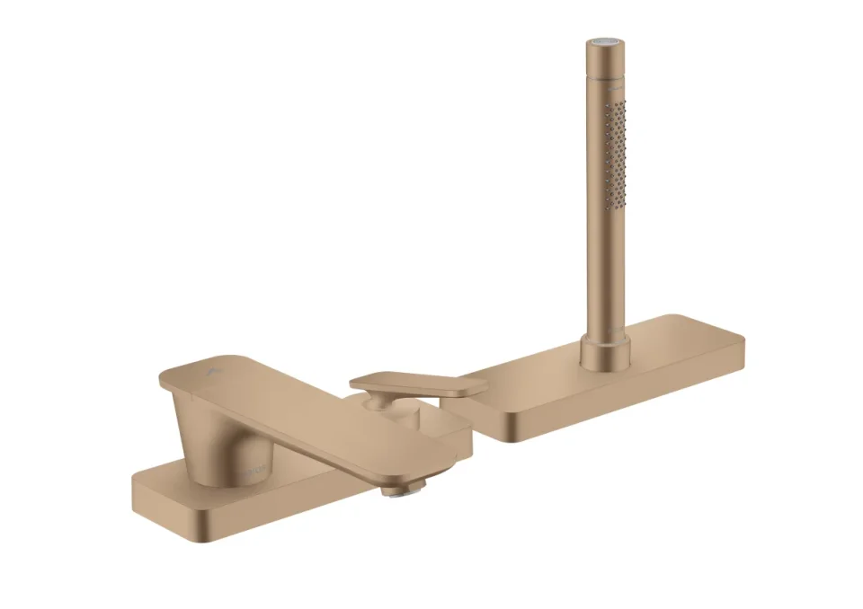 Axor Citterio C Bath Mixers Concealed 555 X 283 X 230mm Rose Gold/gold - Brushed product image - Image 1