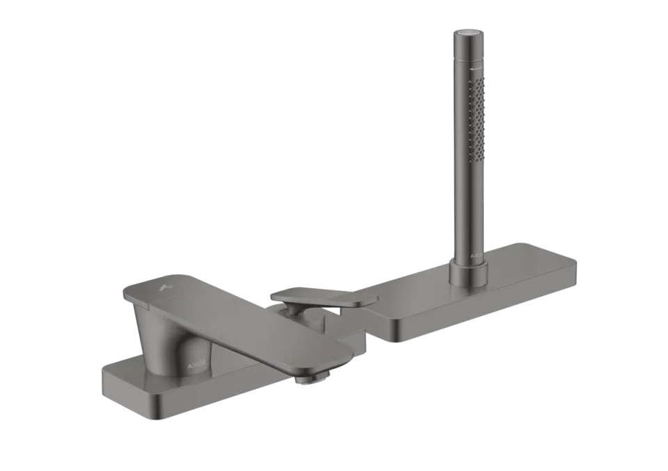 Axor Citterio C Bath Mixers Concealed 555 X 283 X 230mm Gunmetal/chrome - Polished product image - Image 1