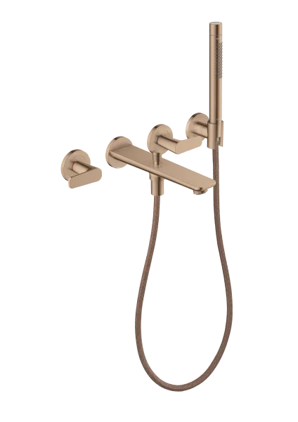 Axor Citterio C Bath Mixers Concealed 504 X 269 X 131mm Rose Gold/gold - Polished