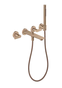 Axor Citterio C Bath Mixers Concealed 504 X 269 X 131mm Rose Gold/gold - Polished