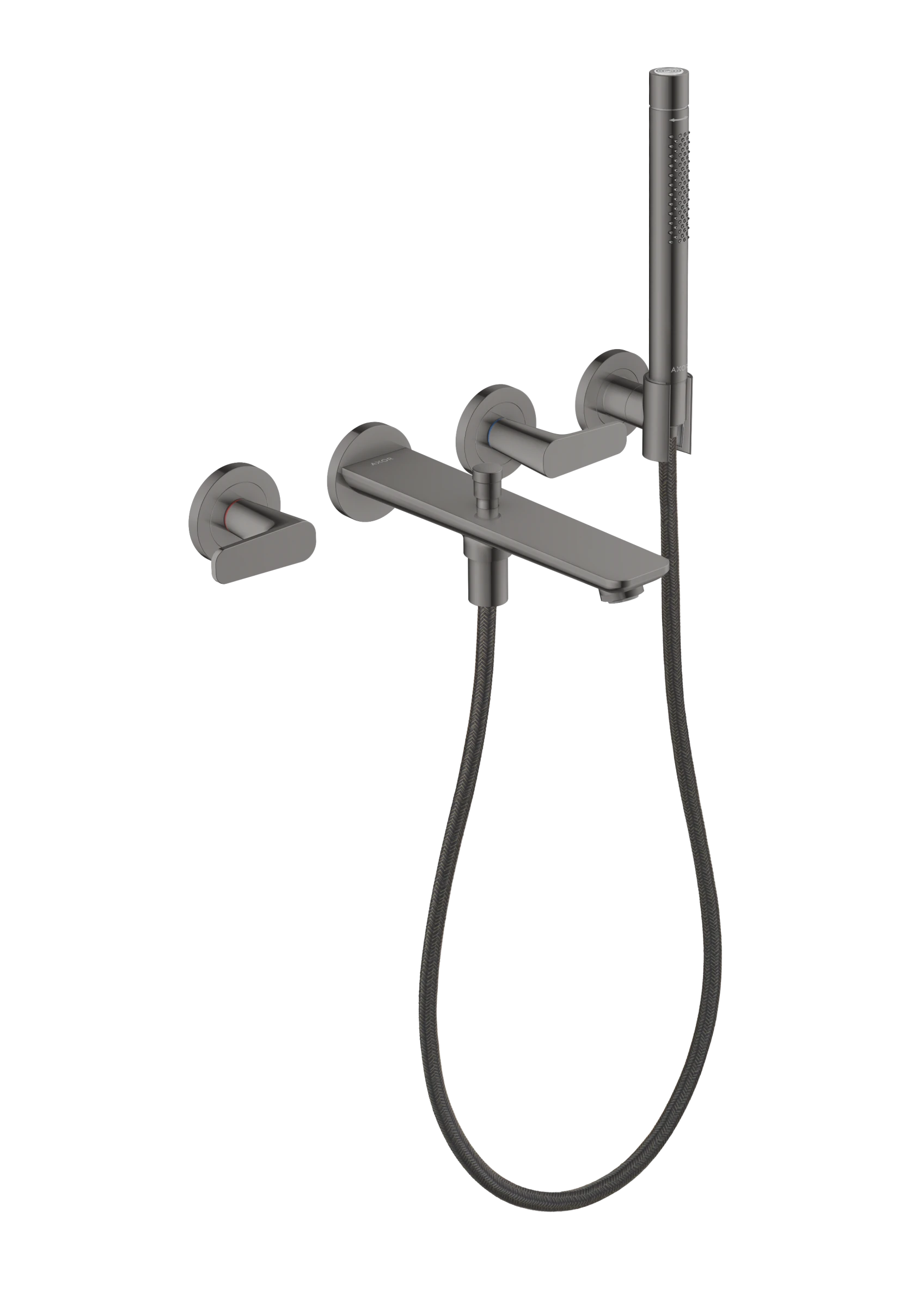 Axor Citterio C Bath Mixers Concealed 504 X 269 X 131mm Gunmetal/chrome - Polished