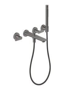 Axor Citterio C Bath Mixers Concealed 504 X 269 X 131mm Gunmetal/chrome - Polished