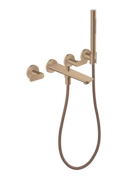 Axor Citterio C Bath Mixers Concealed 504 X 269 X 131mm Rose Gold/gold - Brushed