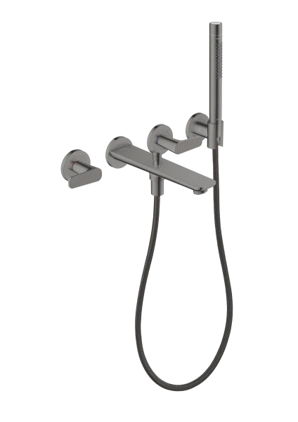 Axor Citterio C Bath Mixers Concealed 504 X 269 X 131mm Gunmetal/chrome - Polished