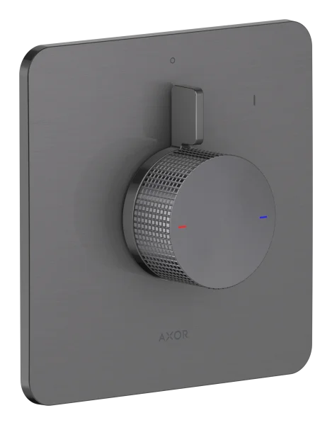 Axor Citterio C Shower Mixers Concealed 262 X 233 X 168mm Gunmetal/chrome - Brushed