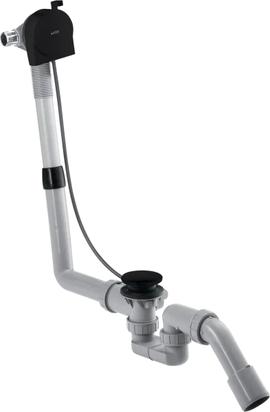 Axor Basic Set For Bath Filler With Waste And Overflow 500 X 320 X 90mm Black - Matt