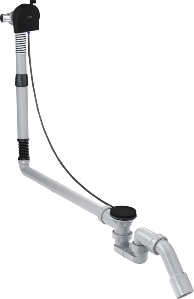 Axor Basic Set For Bath Filler With Waste And Overflow 500 X 320 X 90mm Black - Matt product image - Image 1