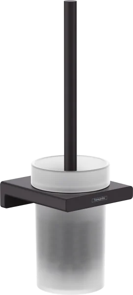 Hansgrohe Addstoris Q Toilet Brush Holders 410 X 130 X 135mm Black - Matt