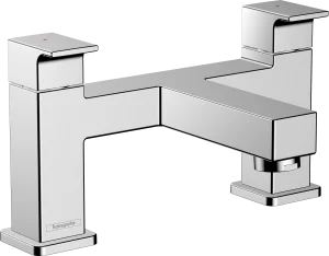 Hansgrohe Vernis Shape 2-hole Rim Mounted Bath Mixer Chrome