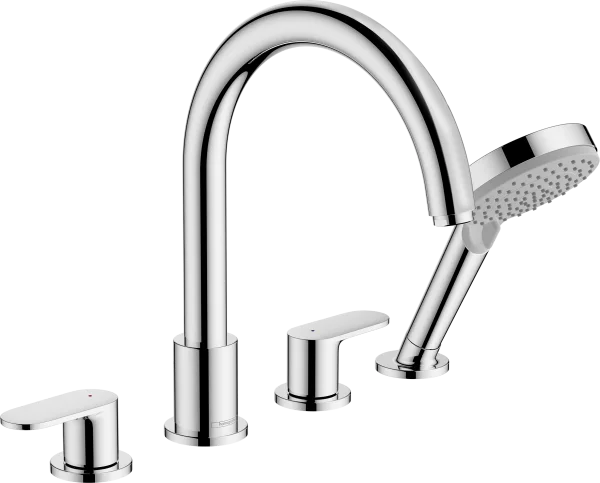Hansgrohe Vernis Blend 4-hole Rim Mounted Bath Mixer Chrome