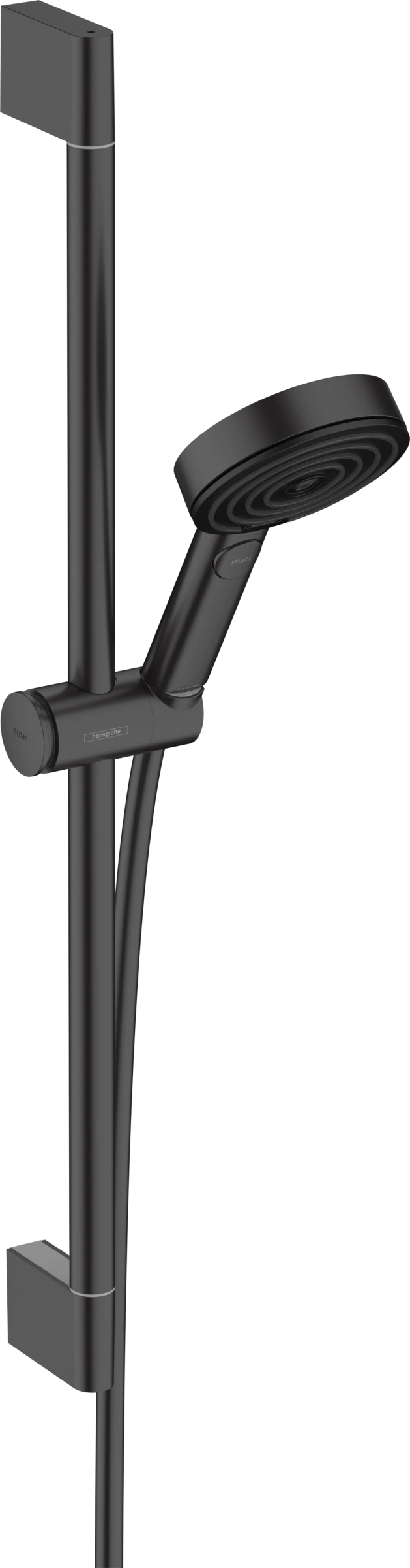 Hansgrohe Pulsify Select S Shower Set 105 3jet Relaxation Ecosmart With Shower Bar 65 Cm Matt Black