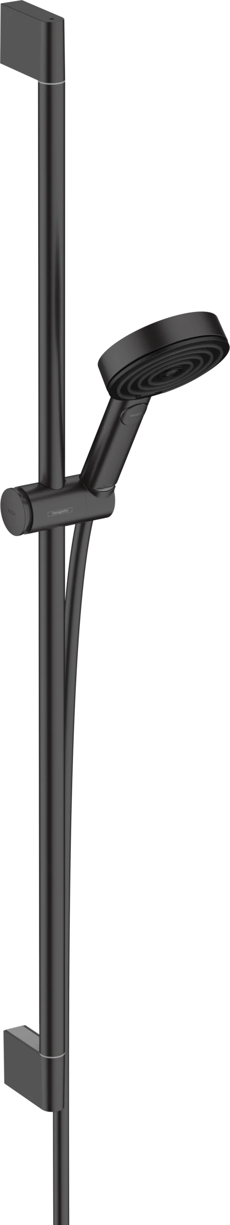 Hansgrohe Pulsify Select S Shower Set 105 3jet Relaxation Ecosmart With Shower Bar 90 Cm Matt Black
