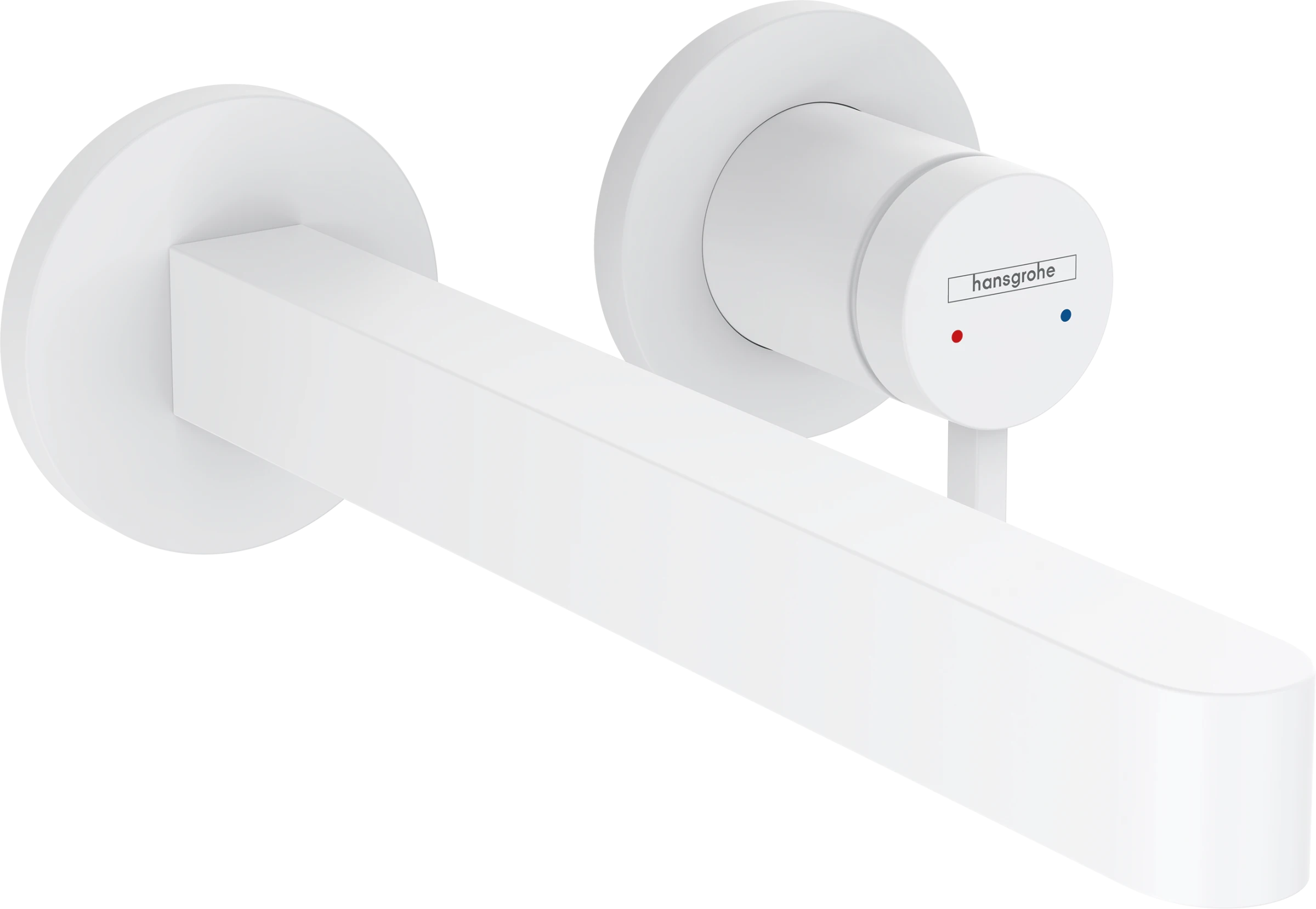 Hansgrohe Finoris Single Lever Basin Mixer For Concealed Installation Wall-mounted With Spout 228 Mm Matt White