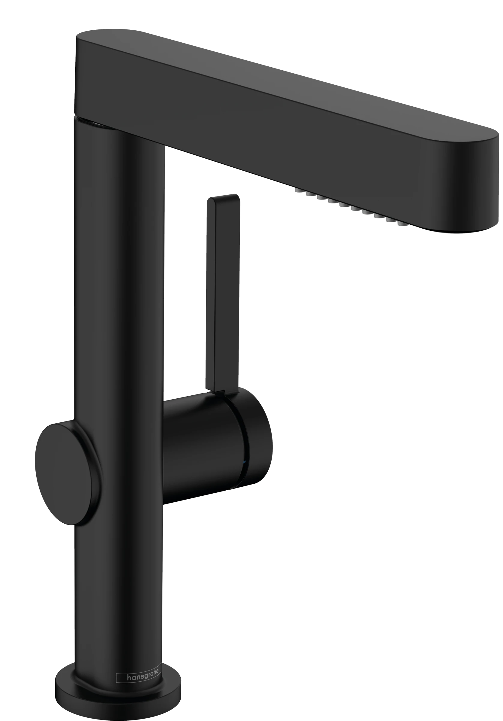 Hansgrohe Finoris Single Lever Basin Mixer 230 With Pull-out Spray, 2jet And Push-open Waste Set Matt Black