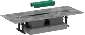 Hansgrohe Ubox Universal Complete Set For Standard Installation - 600 For Shower Drains Finish Sets