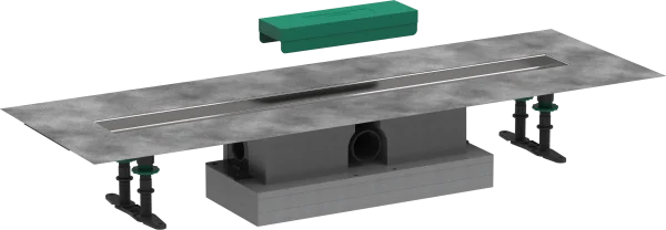 Hansgrohe Ubox Universal Complete Set For Standard Installation - 800 For Shower Drains Finish Sets
