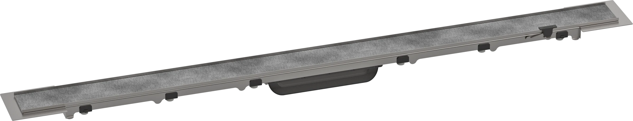 Hansgrohe Raindrain Rock Finish Set Shower Drain 1000 Cut On Size And Tileable