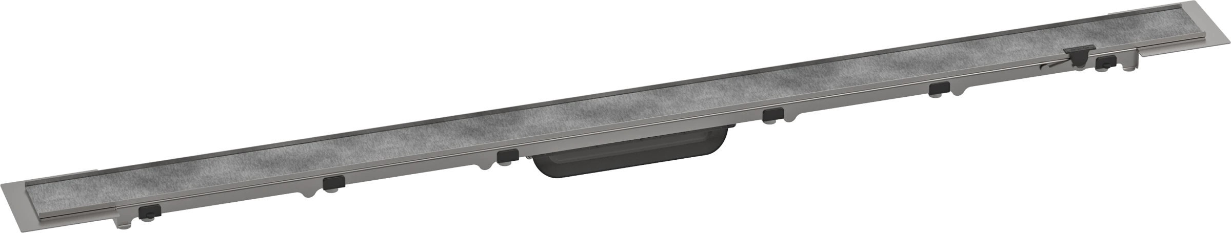 Hansgrohe Raindrain Rock Finish Set Shower Drain 1100 Cut On Size And Tileable