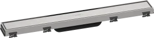 Hansgrohe Raindrain Match Finish Set Shower Drain 600 With Height Adjustable Frame Brushed Stainless Steel