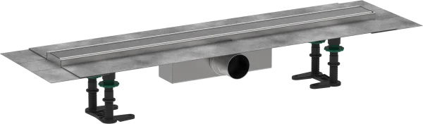 Hansgrohe Raindrain Compact Shower Wastes 883 X 155 X 132mm Stainless Steel - Brushed