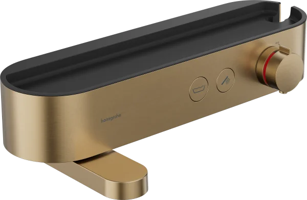 Hansgrohe Showertablet Select Thermostatic Bath Filler Mixer Exposed 430 X 164 X 260mm Bronze - Brushed