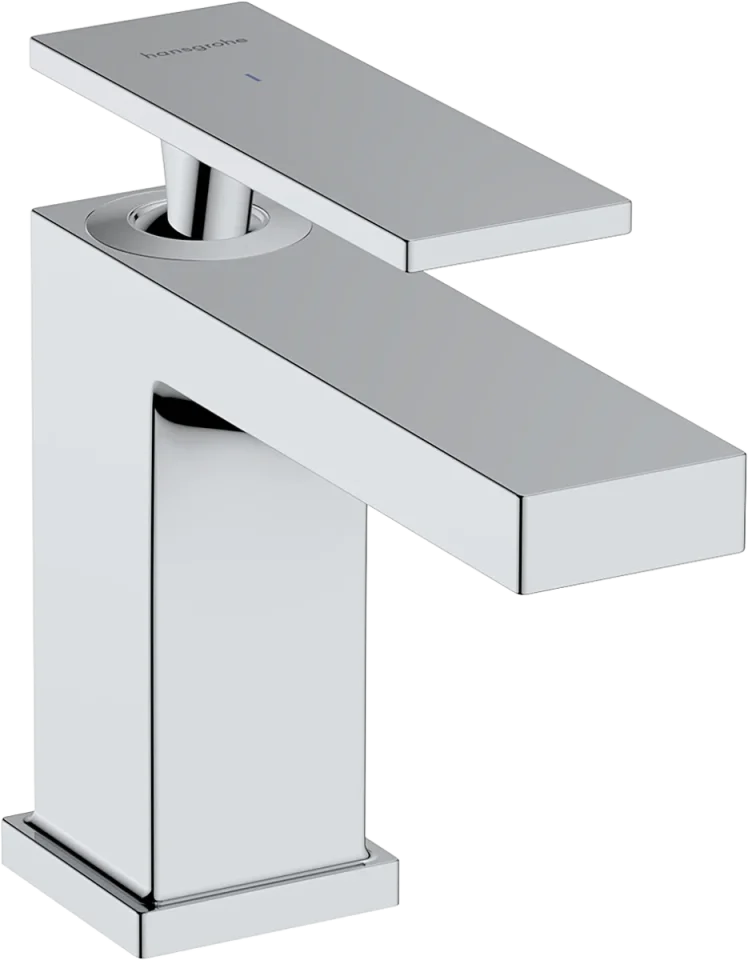Hansgrohe Tecturis E Pillar Tap 400 X 207 X 73mm Gunmetal/chrome - Brushed product image - Image 1