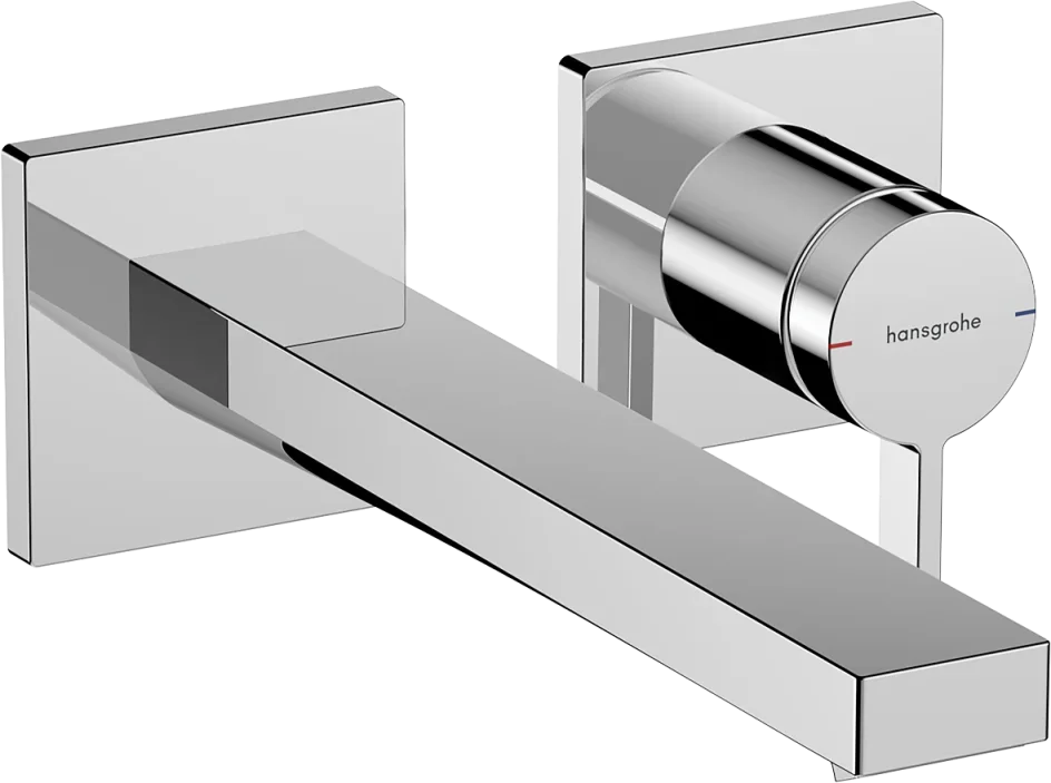Hansgrohe Tecturis E Manual Mixers 262 X 232 X 83mm Gunmetal/chrome - Brushed product image - Image 1