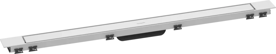 Hansgrohe Raindrain Match Plus Finish Sets Shower Wastes 1182 X 164 X 83mm White - Matt product image - Image 1