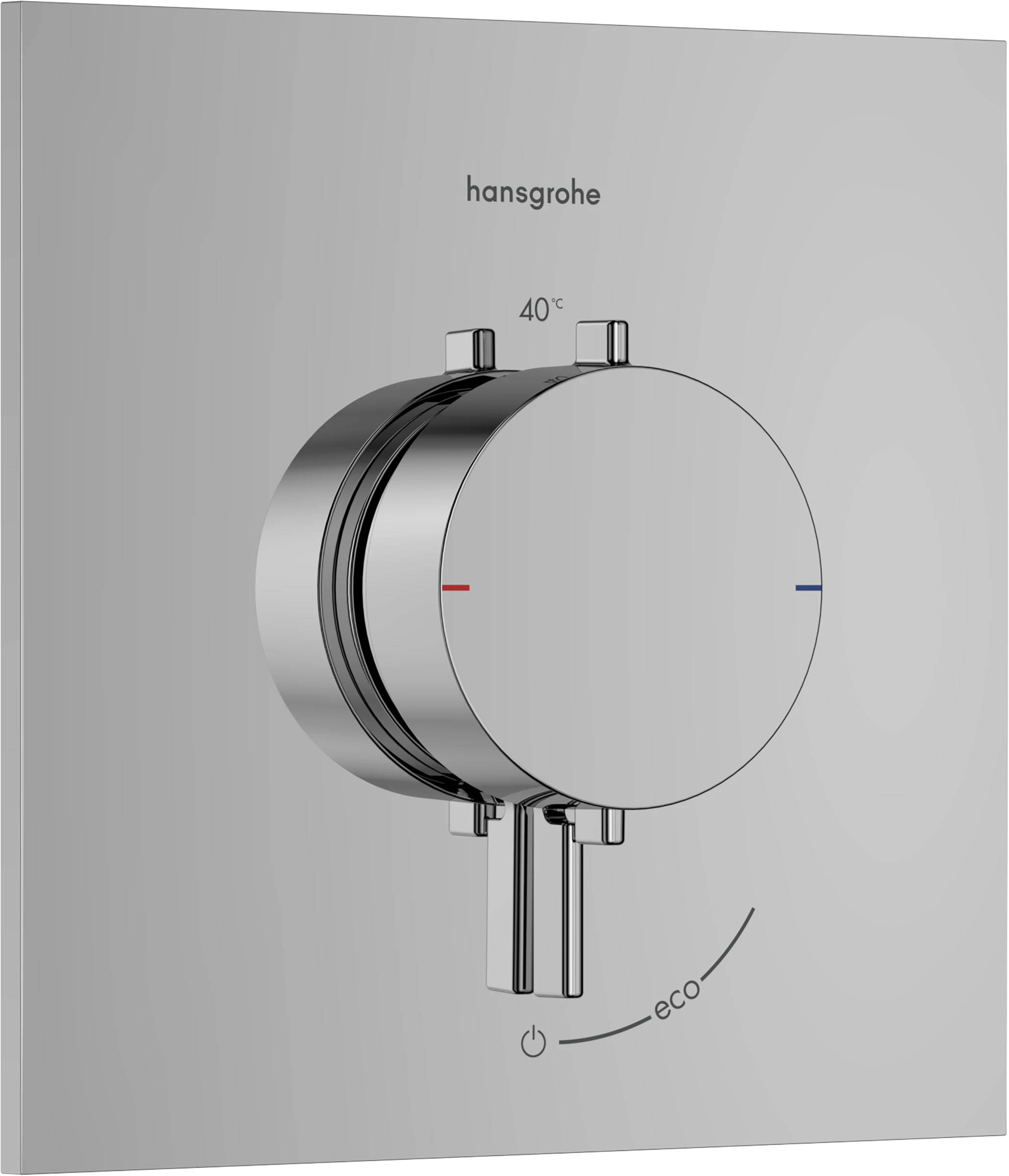 Hansgrohe Ecostat Comfort E Thermostatic Shower Mixer Concealed 265 X 245 X 180mm Chrome